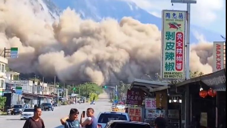 Thousands are without power and buildings have collapsed following the quake. 