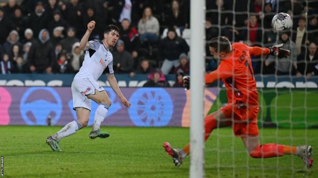 Josh Key scores for Swansea