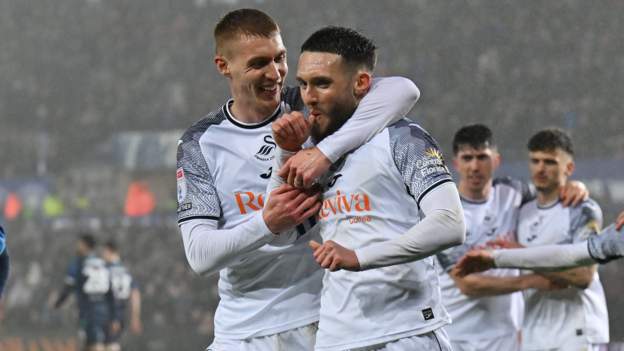 Swansea City 3-0 Stoke City: Cullen, Grimes and Key goals leave Potters in survival fight