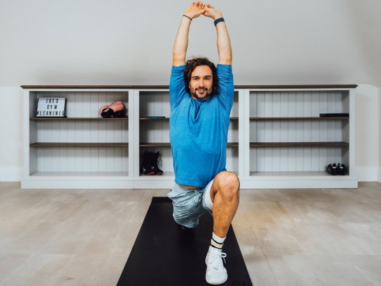 Joe Wicks exercising