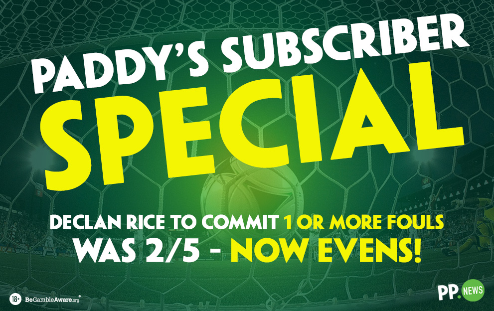 Football Subscriber Special: Declan Rice commits 1+ fouls