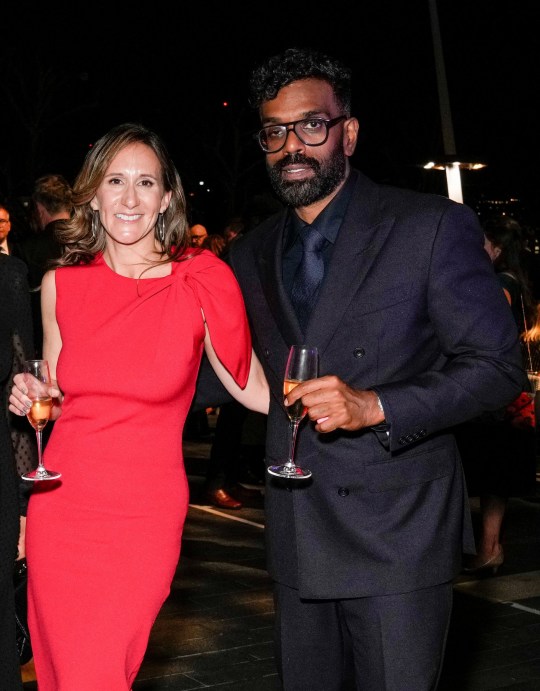 Romesh Ranganathan with wife Leesa 