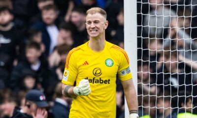 GLASGOW, SCOTLAND - APRIL 20: Celtic's Joe Hart during a Scottish Gas Scottish Cup semi-final match between Aberdeen and Celtic at Hampden Park, on April 20, 2024, in Glasgow, Scotland.  (Photo by Craig Foy / SNS Group)