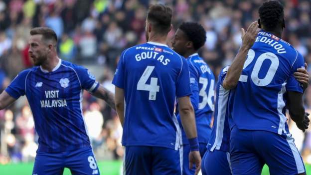 Cardiff City 2-1 Southampton: Saints automatic promotion hopes hit by Cardiff comeback