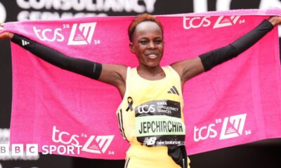 London Marathon 2024 results: Peres Jepchirchir breaks women's only world record