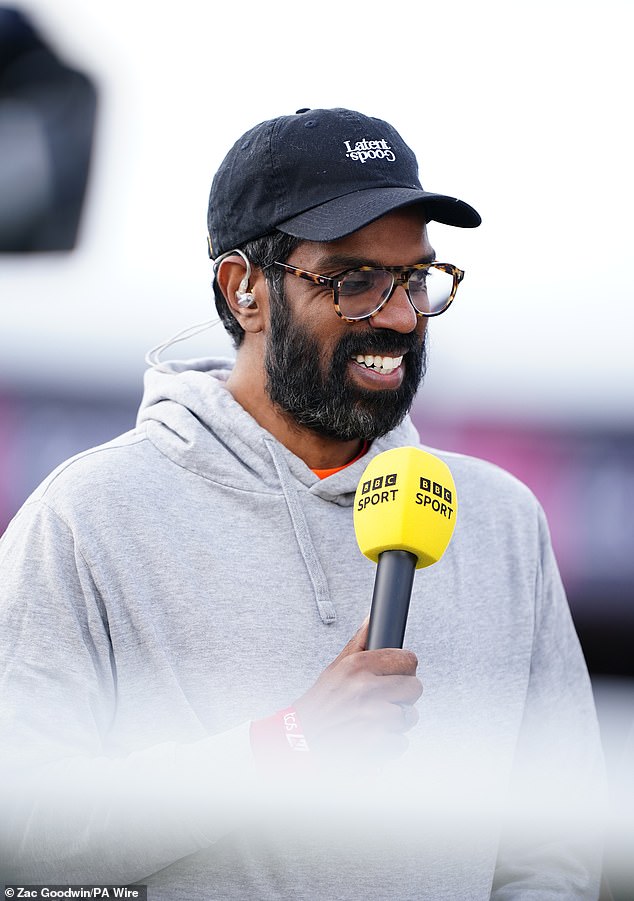 He then hurriedly added: 'To a limit obviously, I don't want to lose my house over this' as Gabby cheekily teased: 'Did you say a million to me before?' causing Romesh to quickly deny: 'No Gabby I didn't say that!'