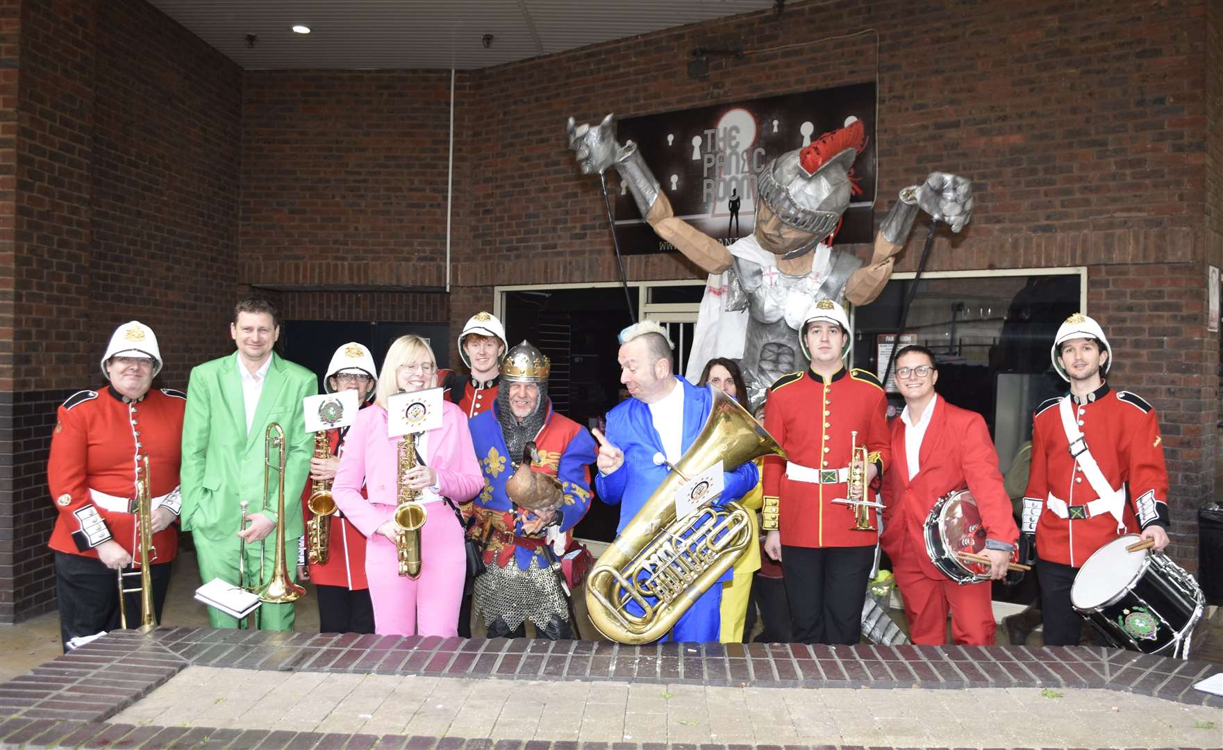 St George's Day celebrations in Gravesend. Picture: Jason Arthur