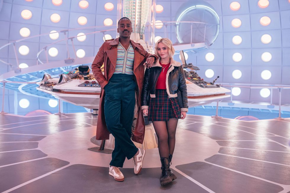 ncuti gatwa as the doctor, millie gibson as ruby, doctor who christmas special 2023