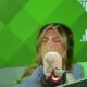 Abbey Clancy, 38, screamed with embarrassment when she was teased over her music career during an appearance on Radio X on Monday