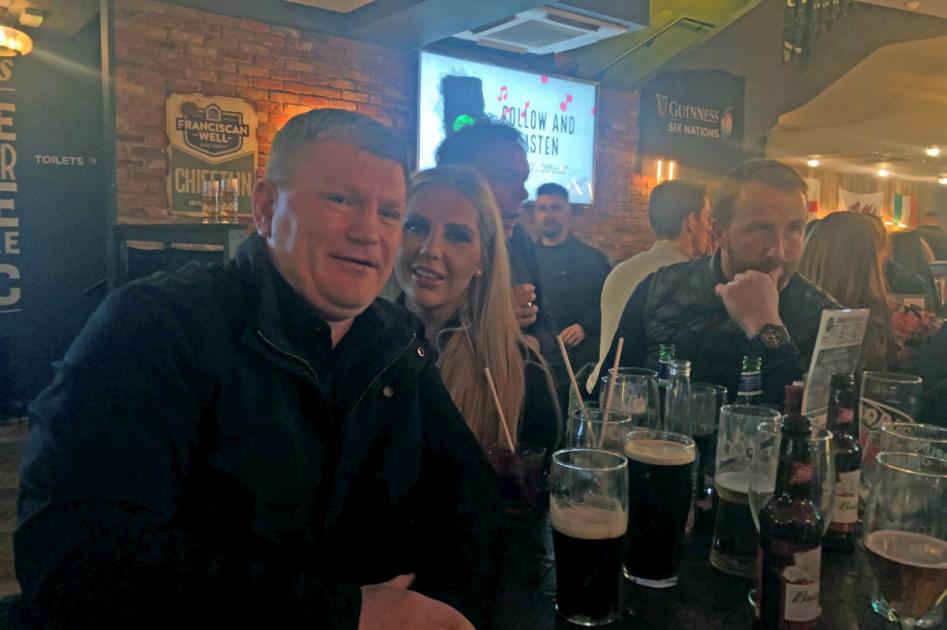 Claire Sweeney and Ricky Hatton dating - Hatton in Soton