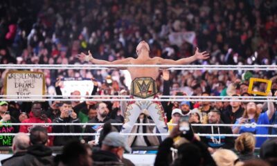 WWE Universal Championship match between Roman Reigns and Cody Rhodes during Wrestlemania XL Sunday at Lincoln Financial Field.