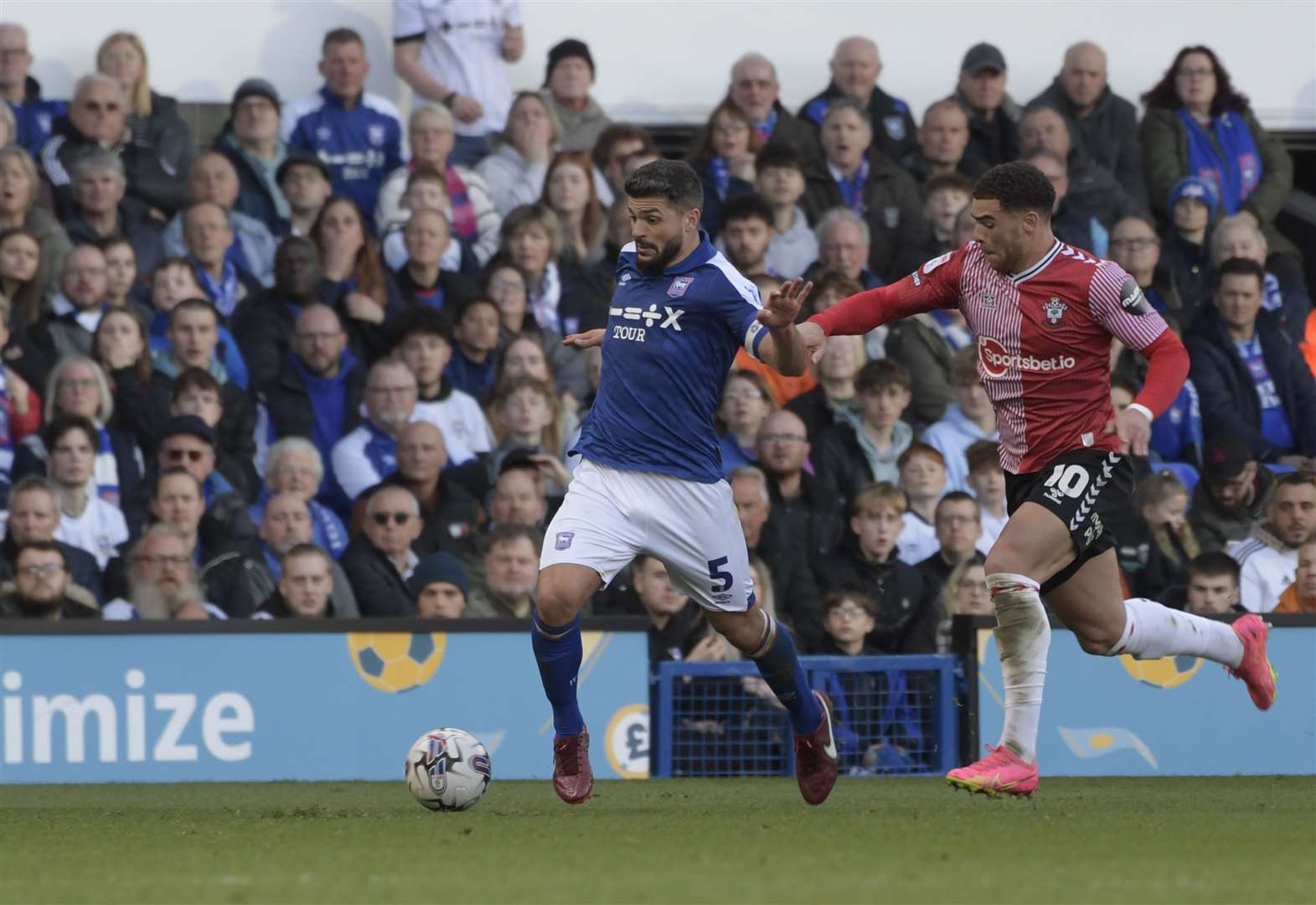 Ipswich Town captain Sam Morsy has been the driving force in the Blues’ midfield this season Picture: Barry Goodwin