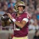 Jets trade up to select Florida State QB Jordan Travis in Round 5 of 2024 NFL Draft 