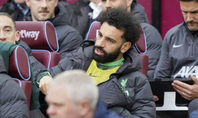 Klopp and Salah involved in touchline spat during Liverpool's draw at West Ham in Premier League