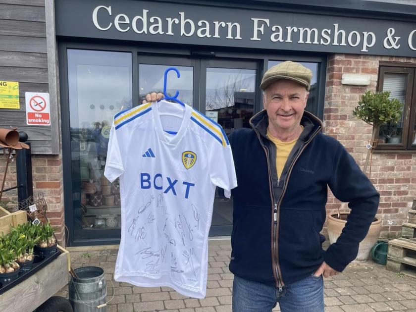 Leeds United fans team up to help farmer's charity appeal