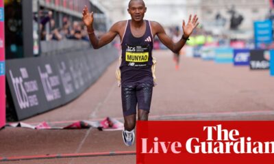 London Marathon: Jepchirchir breaks women’s world record, Munyao beats Bekele in men’s race – as it happened | London Marathon