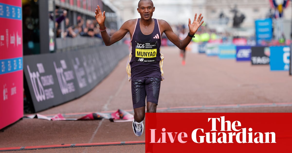 London Marathon: Jepchirchir breaks women’s world record, Munyao beats Bekele in men’s race – as it happened | London Marathon