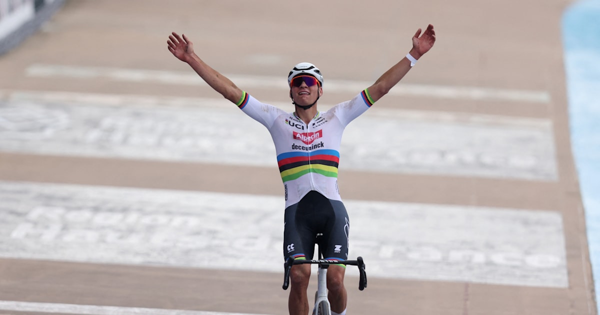 Mathieu van der Poel retains classic cycling title in style