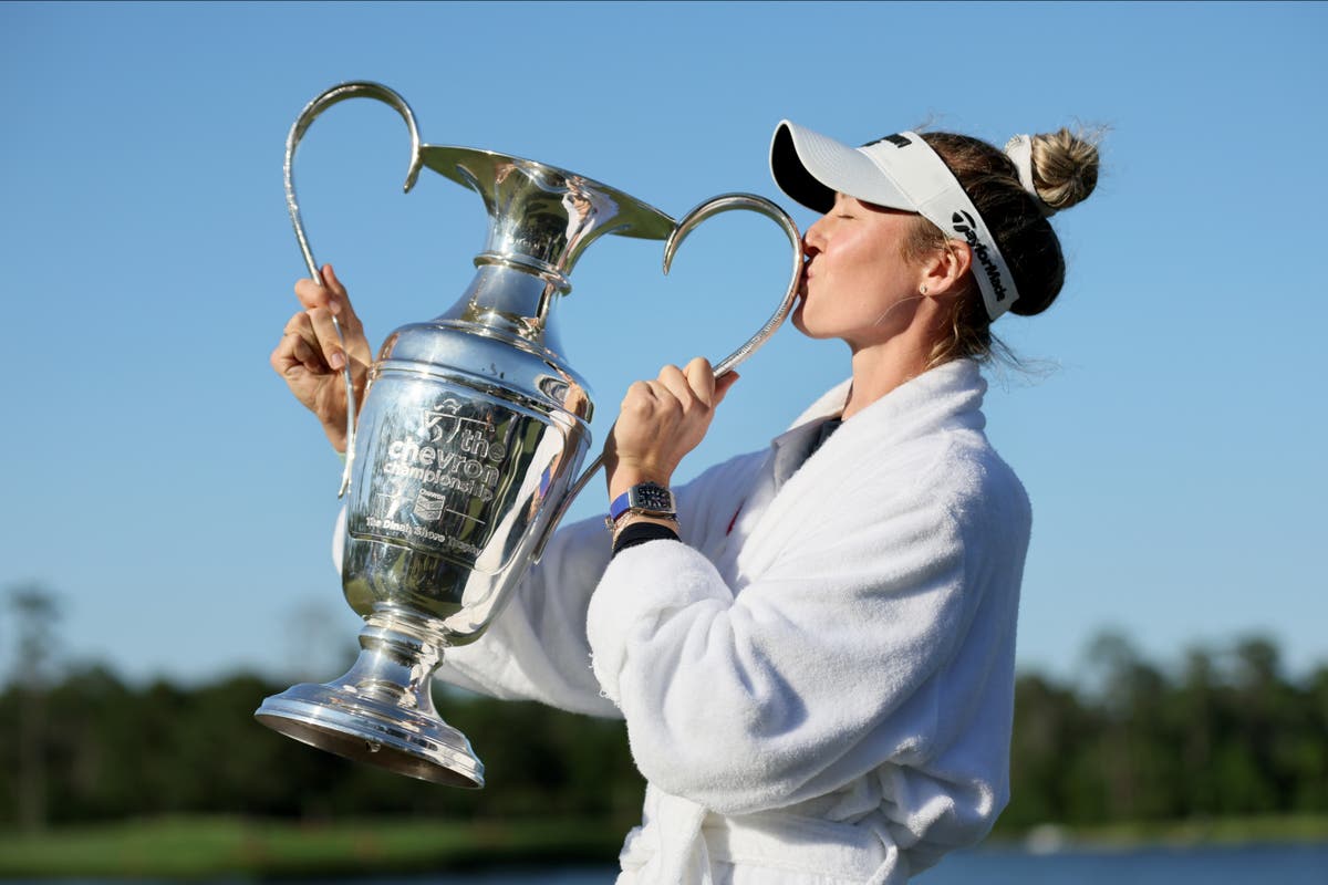 Nelly Korda secures second major at Chevron Championship with record-equalling win