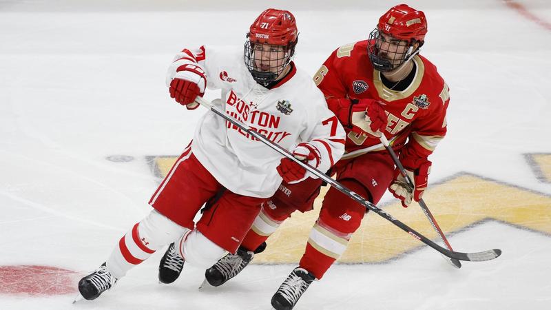 No. 2 Terriers Edged in Overtime by No. 3 Denver at Frozen Four, 2-1