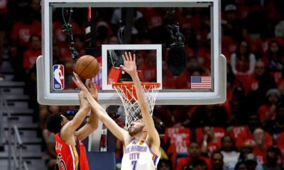 OKC takes 3-0 series lead in NBA playoffs