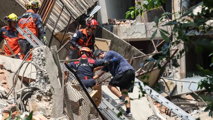 Taiwan hit by strongest earthquake since 1999