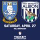 Ticket details for Sheffield Wednesday away