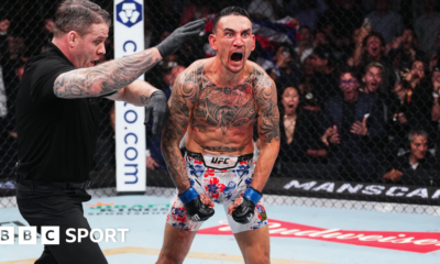 UFC 300: Max Holloway beats Justin Gaethje with 'KO of the century'