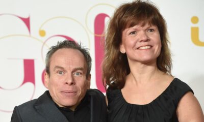 Warwick Davis apologises for concern over social media post after wife’s death