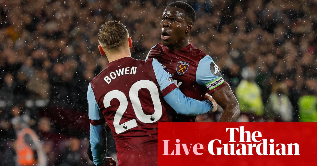 West Ham 1-1 Tottenham: Premier League – as it happened | Premier League