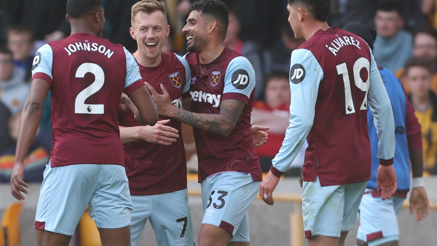 Wolves 1-2 West Ham: Ward-Prowse Olimpico, late VAR drama as Hammers seal comeback win