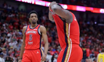 Zion Williamson's night ends with late injury in Pelicans' loss to Lakers