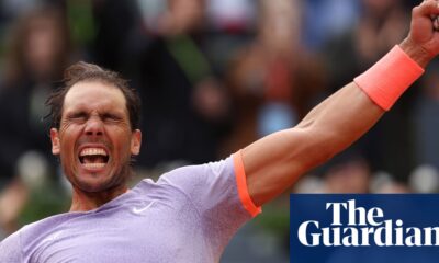 ‘There is progress’: Nadal continues comeback to reach last 16 in Madrid | Rafael Nadal