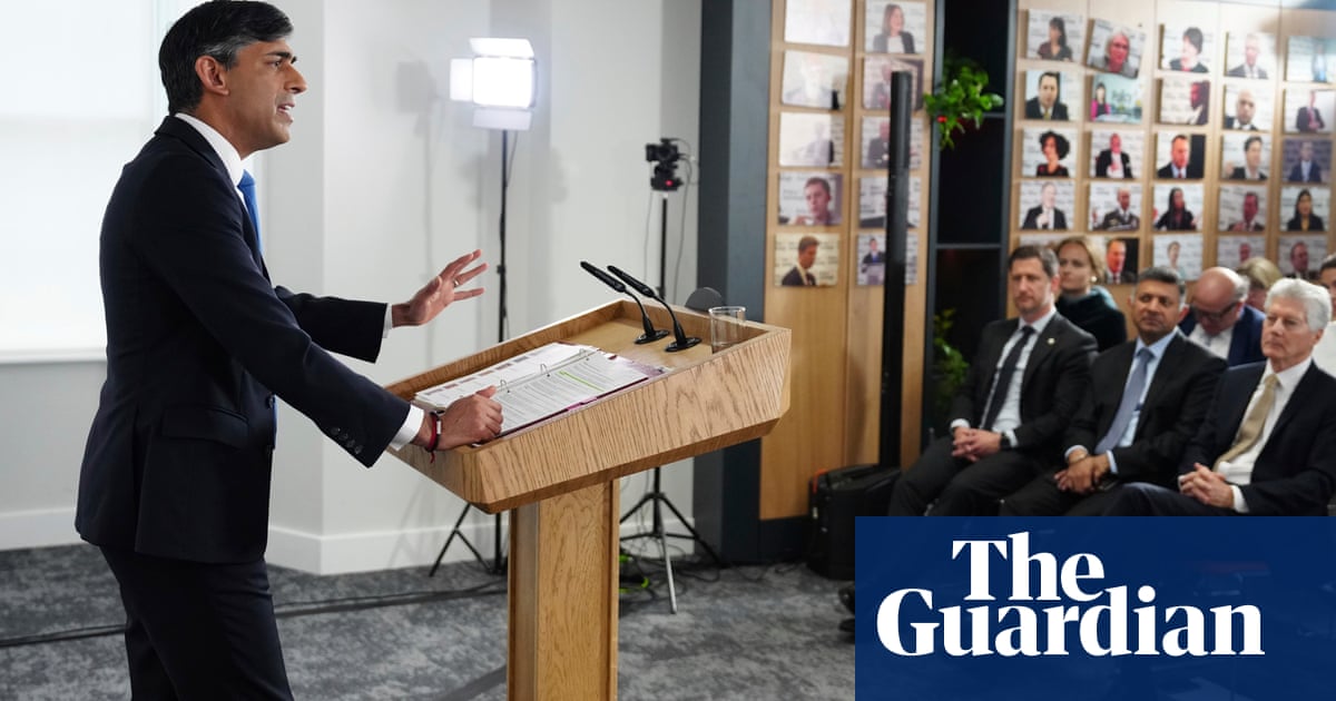 ‘Who do you trust to keep you safe?’: Sunak to fight next election on UK’s security | Rishi Sunak