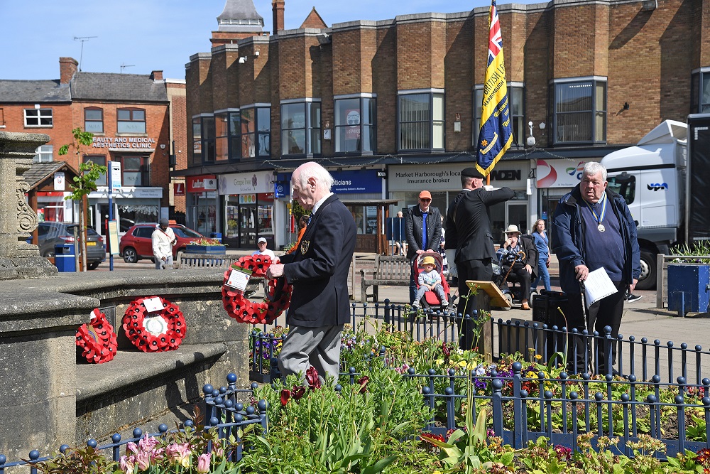 Ceremony In Market Harborough For Anniversary Of VE Day – HFM