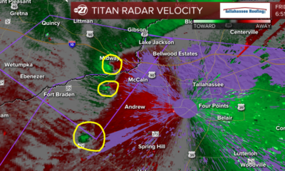 Apparent tornadoes responsible for damage