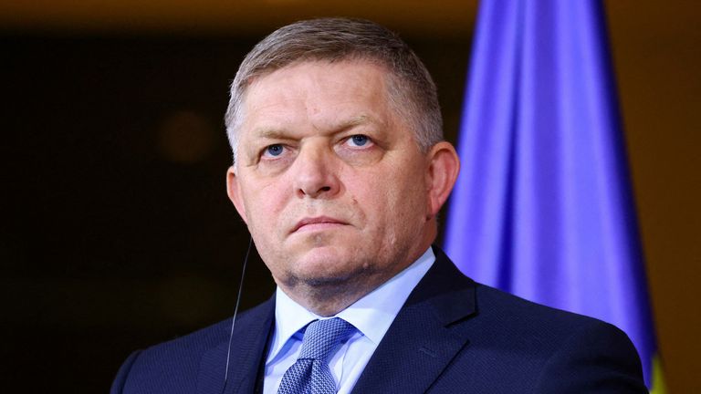 Slovakia's prime minister Robert Fico