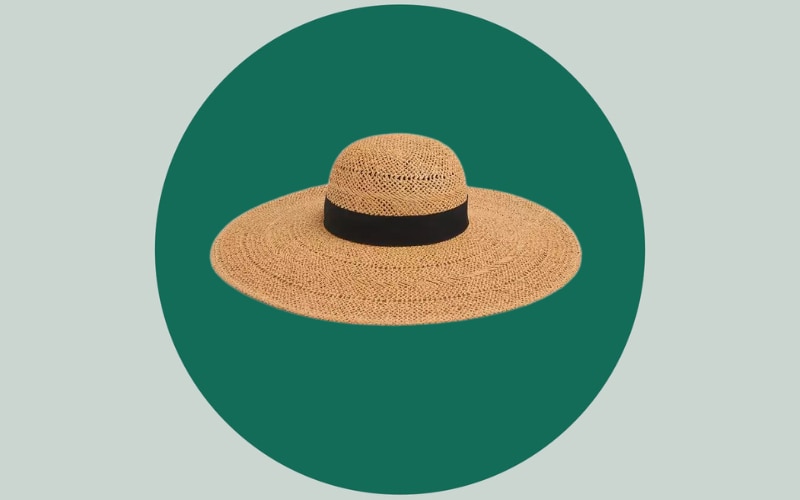 Saffron Straw Floppy Sun Hat