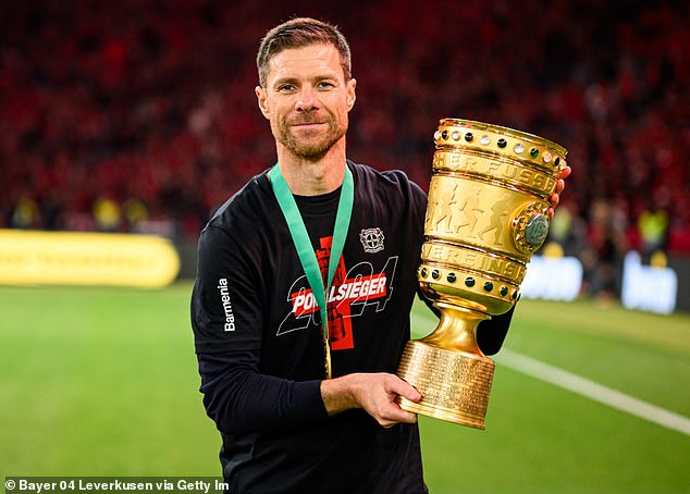 Xabi Alonso led the side to their first-ever double and first German cup win since 1993