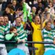 Callum McGregor and Joe Hart lift the Scottish Cup following Celtic's 1-0 win over Rangers