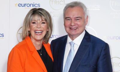 Ruth Langsford and Eamonn Holmes arriving for the TRIC Awards 2022 at Grosvenor House, London. Picture date: Wednesday July 6, 2022.