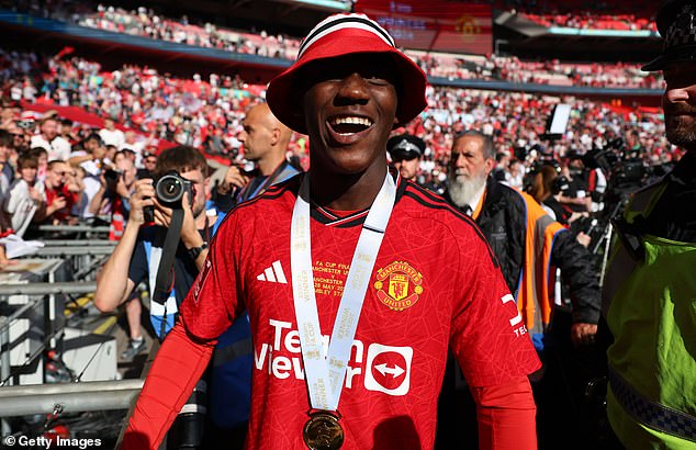 Kobbie Manioo was a hero on and off the pitch as Man United won the FA Cup at Wembley