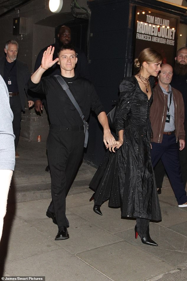 Tom Holland and Zendaya cemented their place as Hollywood's favourite power couple as the actress supported her boyfriend at the press night of Romeo & Juliet at The Duke Of York's Theatre in London