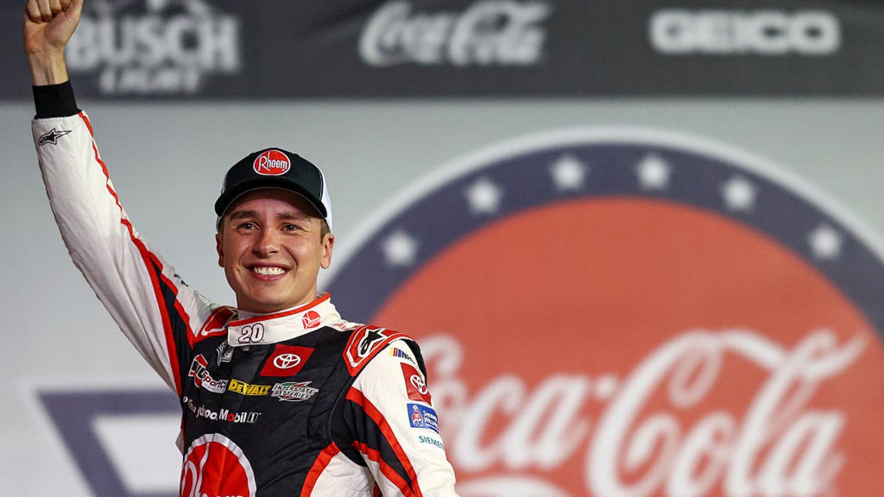 Christopher Bell wins the Coca-Cola 600 after race called with 151 laps left due to wet weather