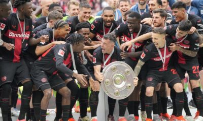 Bayer Leverkusen completes unprecedented unbeaten Bundesliga season and Cologne relegated