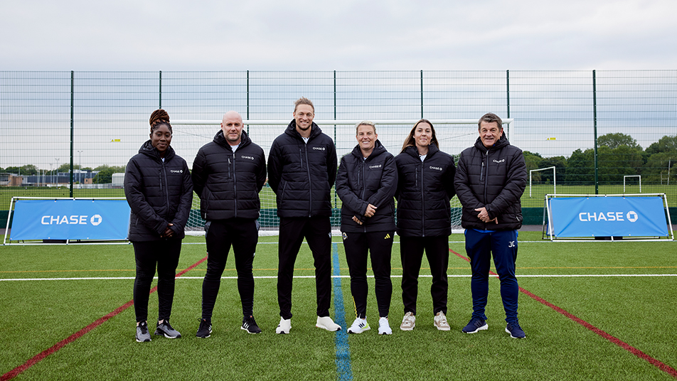 Chase and the Home Nations Football Associations team-up to support aspiring coaches from low-income backgrounds