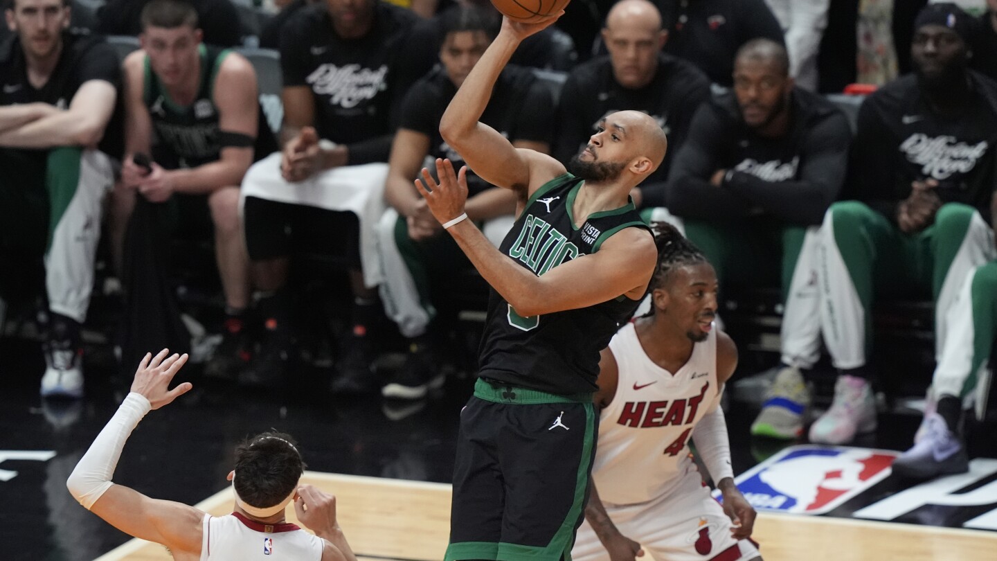 Derrick White scores 38, Celtics top Heat 102-88 to take a 3-1 East playoff series lead