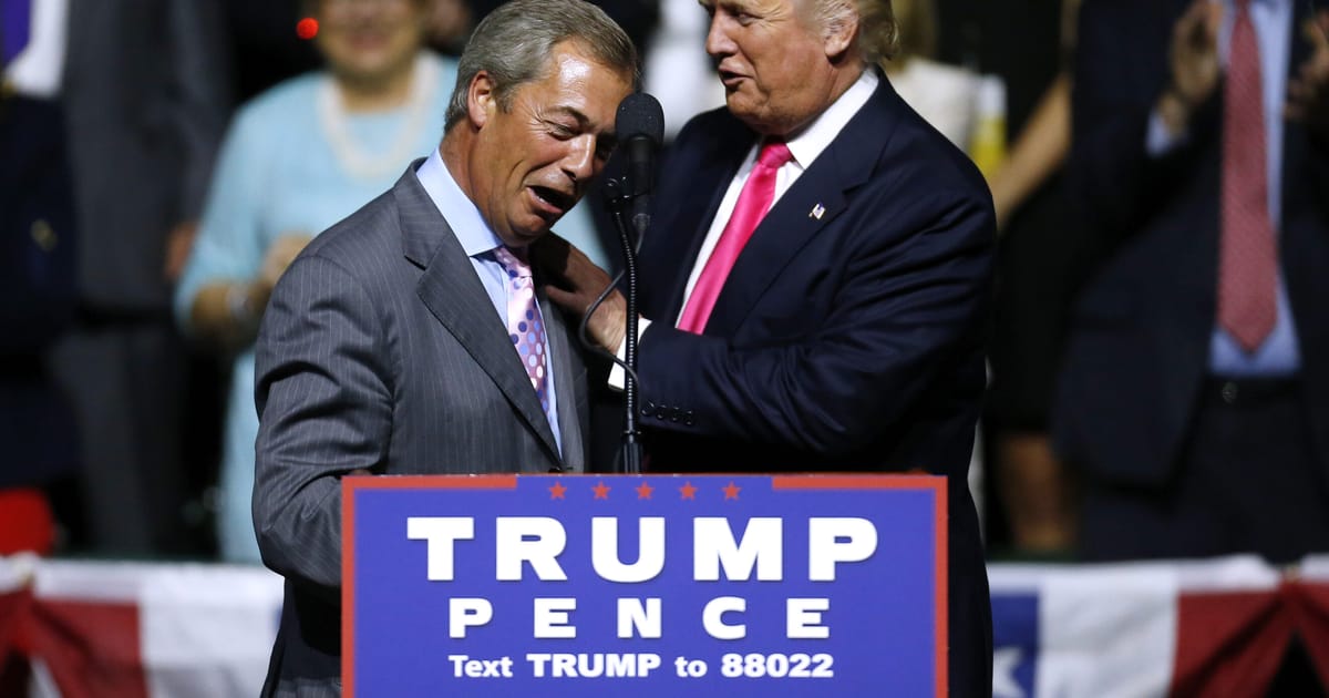 Donald Trump hasn’t offered me a job, Nigel Farage says – POLITICO