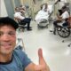 Jai Opetaia and Mairis Briedis shared a hospital selfie after their brutal fight