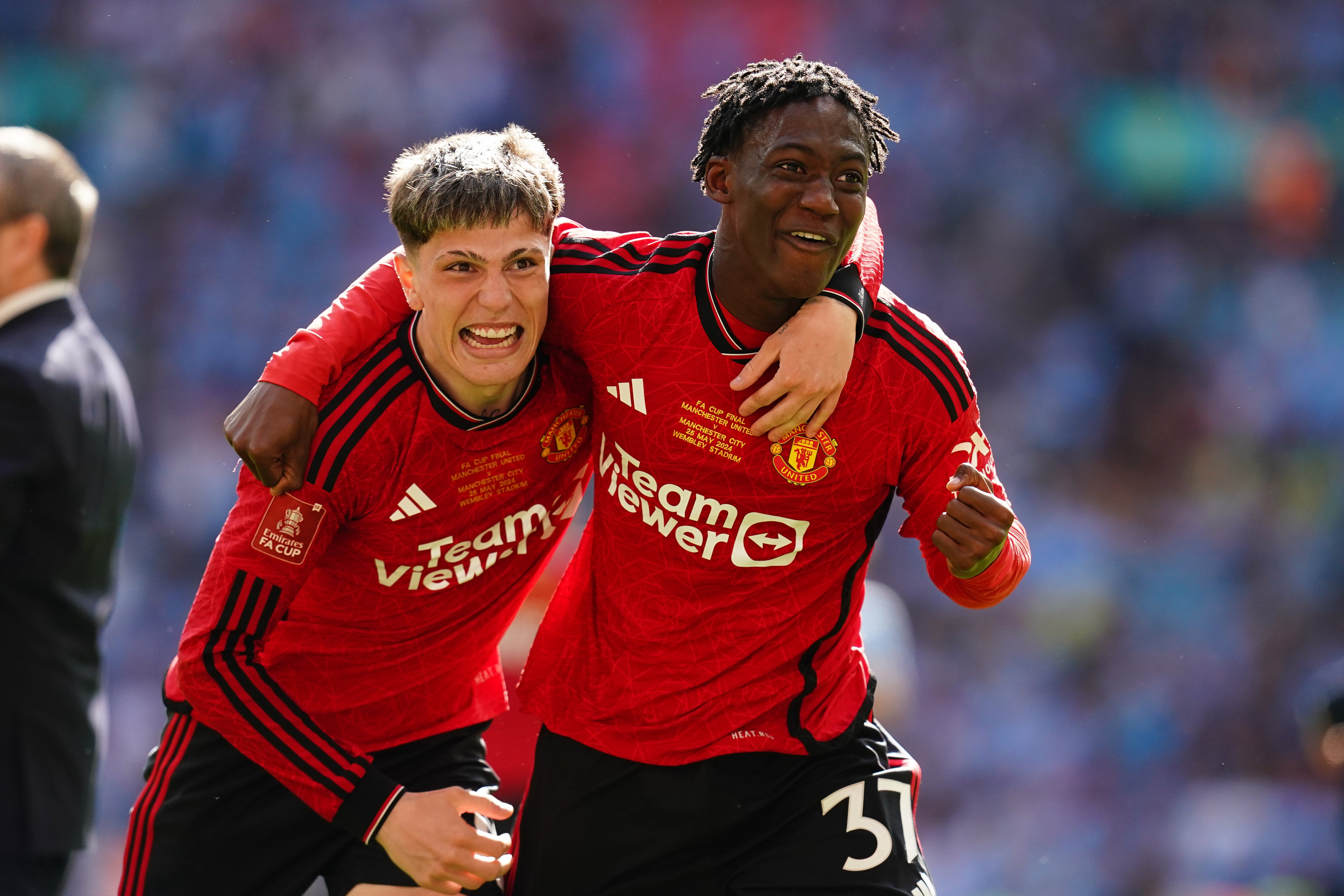 Alejandro Garnacho and Kobbie Mainoo scored United’s winning goals